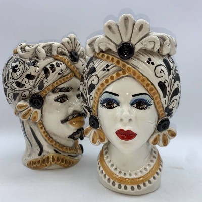 Caltagirone-Mohrenkopf, Höhe 20 cm - 