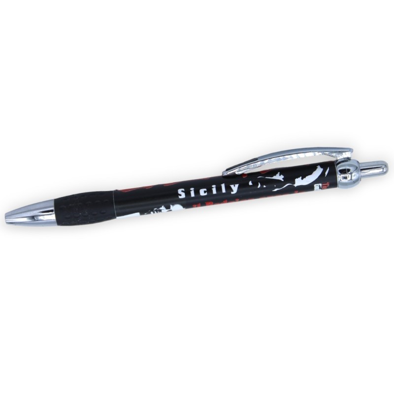 Stylo à gâchette, avec illustration "Le Parrain", encre noire - 