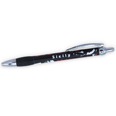 Stylo à gâchette, avec illustration "Le Parrain", encre noire - 