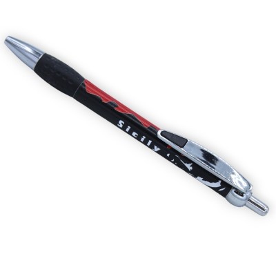 Stylo à gâchette, avec illustration "Le Parrain", encre noire - 