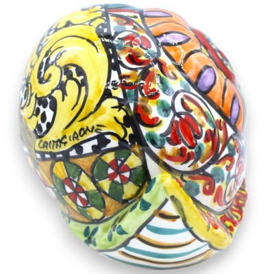 Ceramiczny talizman Caltagirone Ślimak, h 13 i L 21 cm ok. Nowoczesny wystrój serii ÉLITE - 