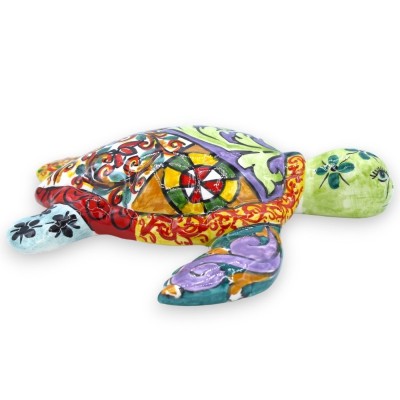Żółw morski Caltagirone Ceramica, dł. 20 x 20 cm ok. Nowoczesny wystrój serii ÉLITE - 