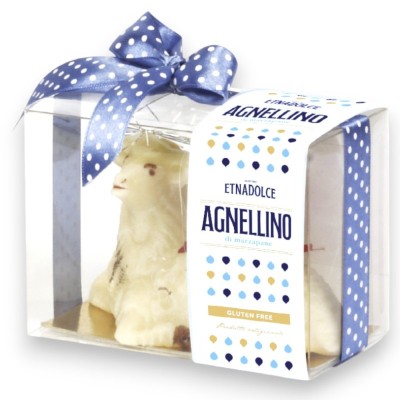 Cordeiro de Páscoa de maçapão, 100% artesanal e sem glúten - 150 g - 