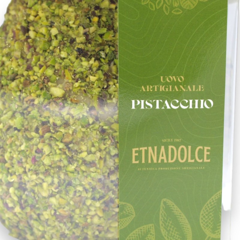 100% ARTISAN Easter egg with pistachio chocolate, covered with chopped pistachios, 500 gr. - 