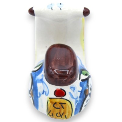 Veículo cerâmico Vespa Caltagirone - L 8 cm aprox. (1 unidade) cor aleatória - 