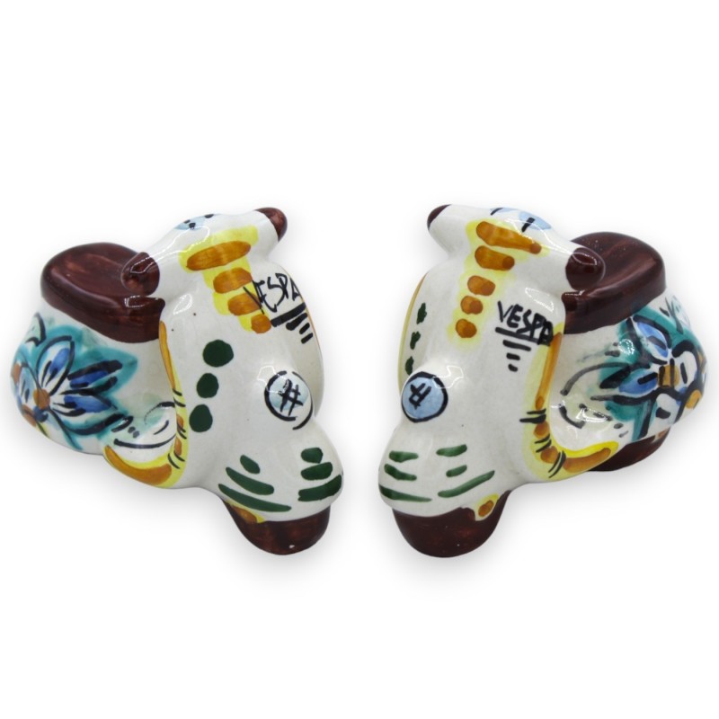 Veículo cerâmico Vespa Caltagirone - L 8 cm aprox. (1 unidade) cor aleatória - 