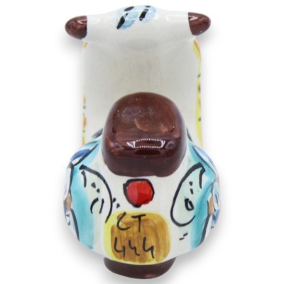 Veículo cerâmico Vespa Caltagirone - L 8 cm aprox. (1 unidade) cor aleatória - 