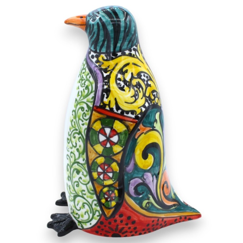 Caltagirone keramische pinguïn, 2 maatopties (1 stuk) ÉLITE-serie modern decor - 