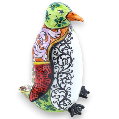 Caltagirone Ceramic Penguin, 2 storleksalternativ (1 st) ÉLITE Series Modern Decor - 
