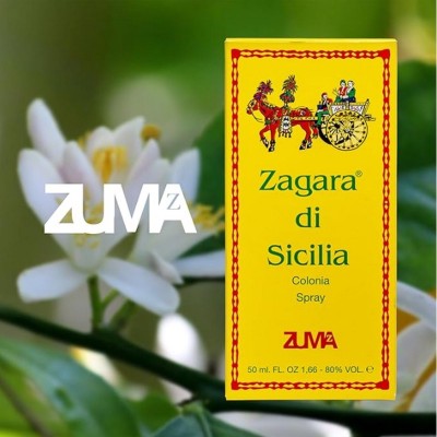 Parfum Colonia Zagara di Sicilia ZUMA, dans différentes options de format de spray - 