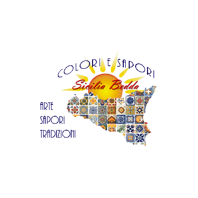 Trinacria in ceramica siciliana decorata a mano - misure cm 35 Barocco fondo Giallo - 