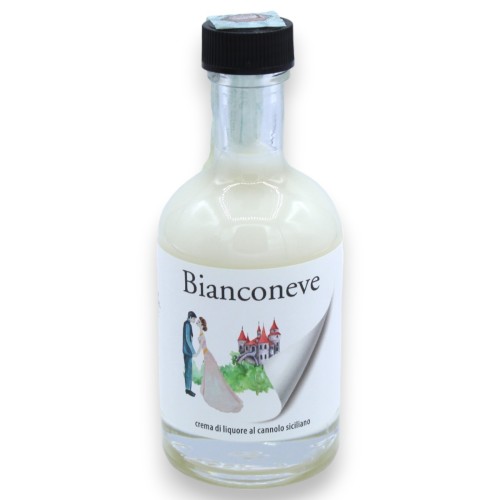 Bianconeve Fable Edition - Siciliaanse Cannolo likeurcrème, 100 ml - Zakformaat, 17% vol. - 