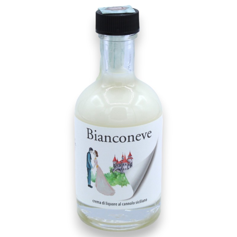 Bianconeve - Sicilian Cannolo liqueur cream, 100 ml - Pocket size - 