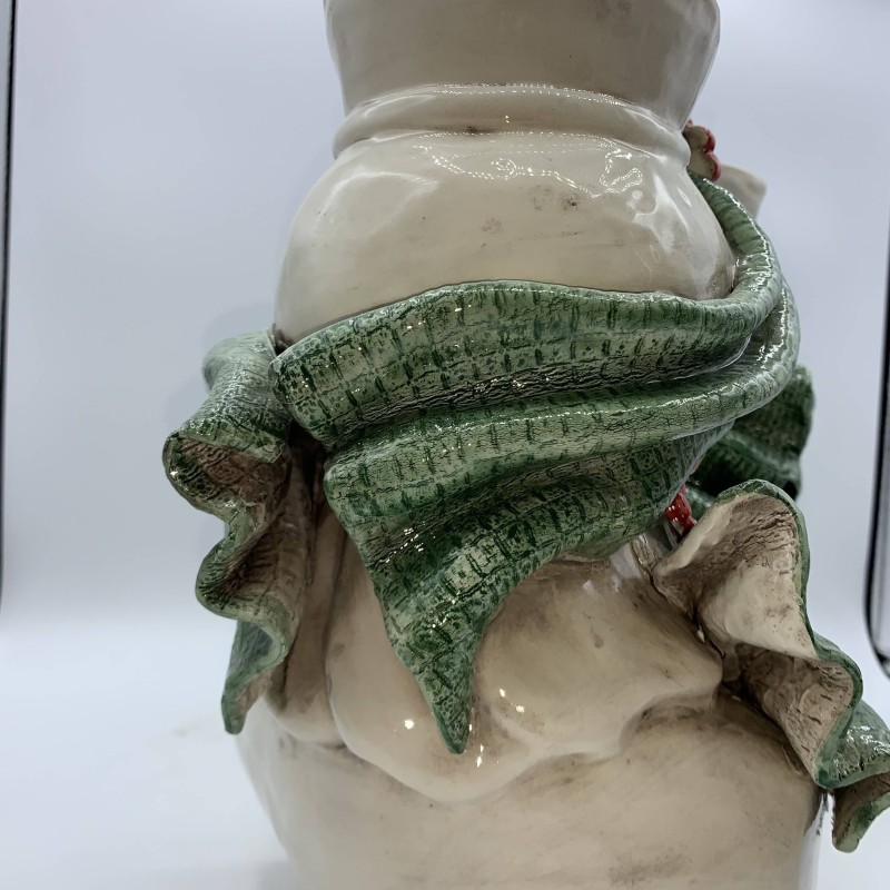 Paar Caltagirone-Büsten, Höhe 30 cm - 