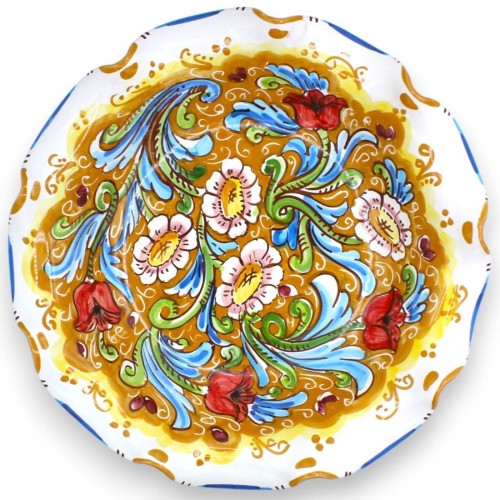 Centralny stojak na miskę na owoce z zapiekanką, ceramika Caltagirone, 3 opcje rozmiaru (1 szt.), dekoracja barokowa i k 2