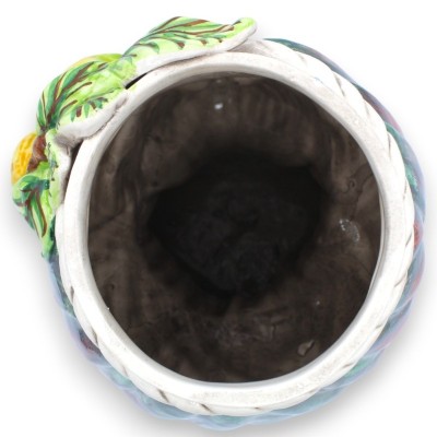 Cabeças de mouro siciliano (1 unidade) h aproximadamente 30 cm Cerâmica Caltagirone - modelo Saraceno, aplicações limão 