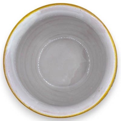 Cachepot Cache pot en céramique Caltagirone, décoration baroque sur fond rouge et bleu, 5 options de tailles (1pc) - 