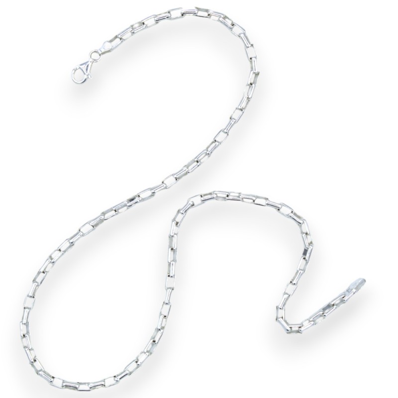 925er Silberkette, L ca. 45 cm. Kettenhemd - 