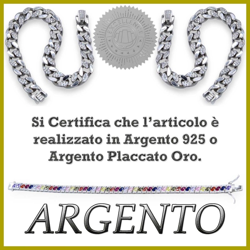 Bracelet de cheville en argent 925 fabriqué à la main, d'environ 25 cm de long. - 
