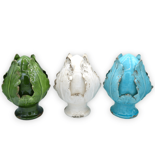 Pumo in fine ceramic with burnt effect (1 unit) Various color and size options - 
