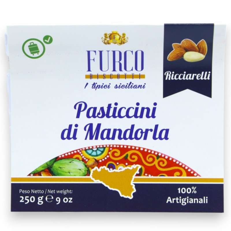 Ricciarelli-amandelgebakjes - 250 g - 