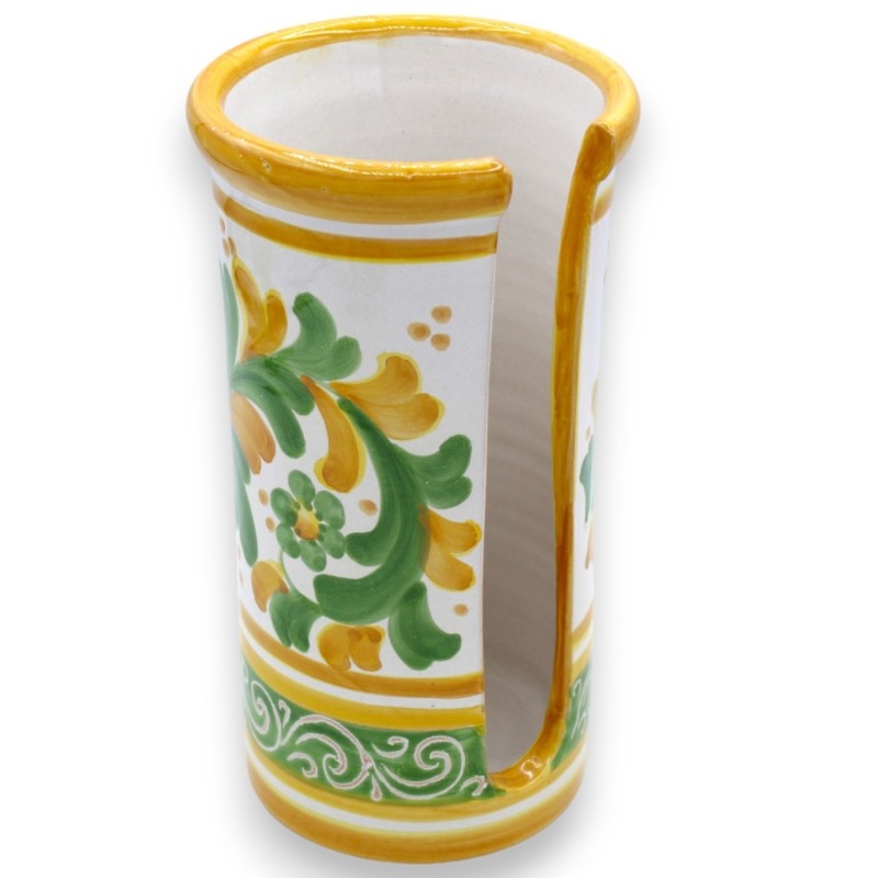 Porte-verre à eau et à café en céramique sicilienne, 2 options de décoration et 2 options de taille (1pc) - 