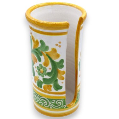 Portavasos de agua y café de cerámica siciliana, 2 opciones de decoración y 2 opciones de tamaño (1ud) - 