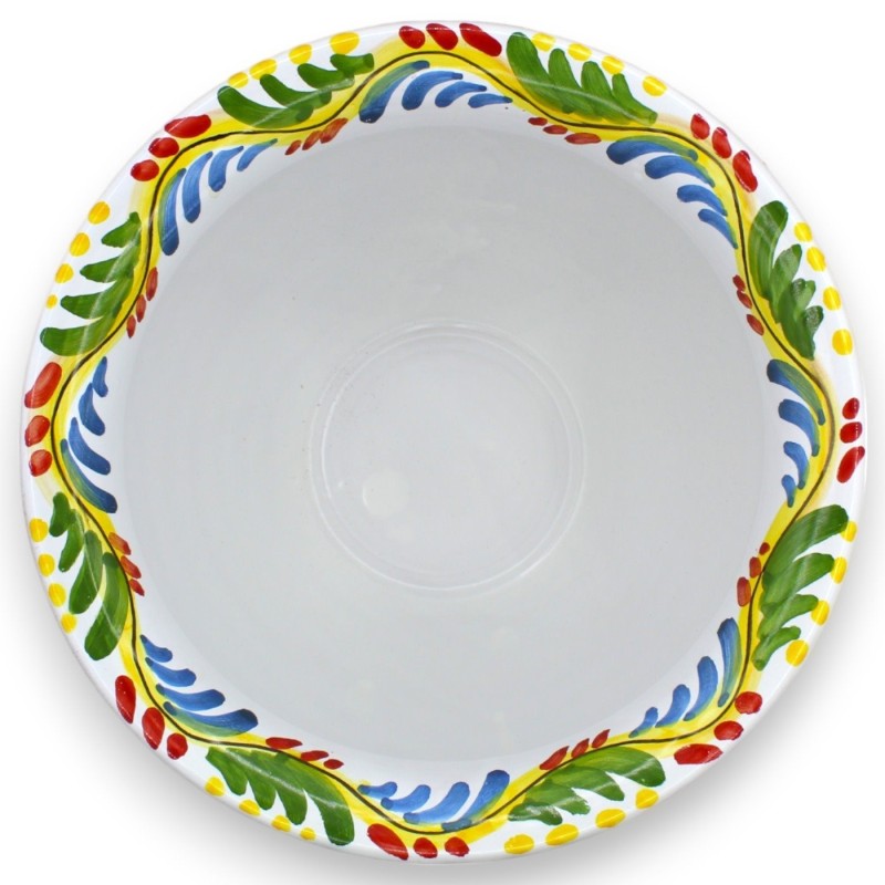 Cachepot Caltagirone Keramik-Pflanztopf, mit Größenoptionen (1 Stück), mehrfarbige Barockdekoration - 