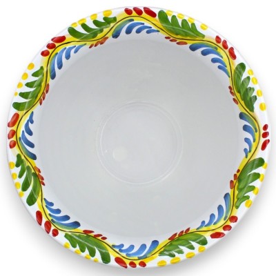 Cachepot Caltagirone keramisk växtkruka - Ø 15 cm ca. Flerfärgad barockdekoration - 