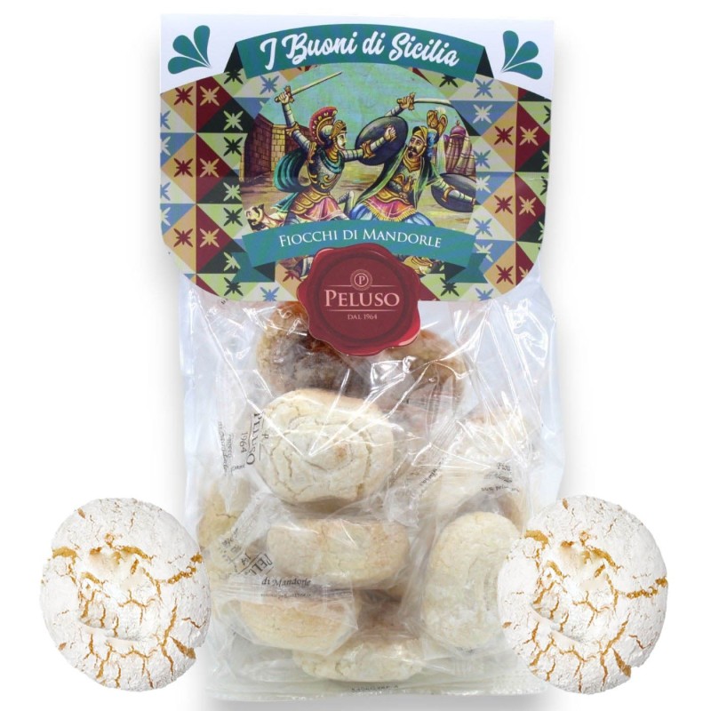 Artisan Sicilian Almond Pastries, Almond Flakes - 250 g - 
