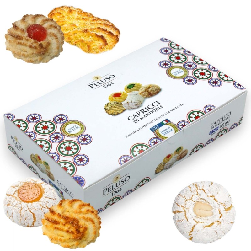 Homemade Almond Pastries "Capricci di Mandorle" - in Box, 400 g - 