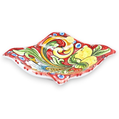 Ceramiczny pojemnik do opróżniania Caltagirone, w różnych dekoracjach i dwóch rozmiarach (1 szt.) -  2