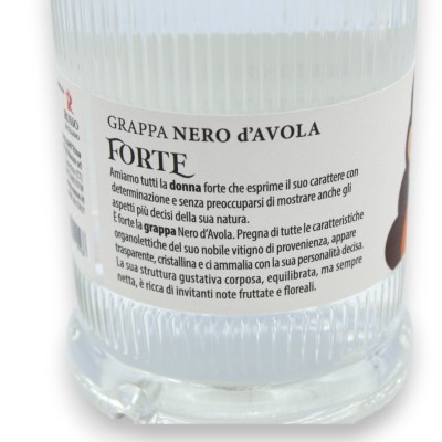 Sizilianischer Artisan Grappa Nero d'Avola Strong, 40 % Vol. - 500 ml - 