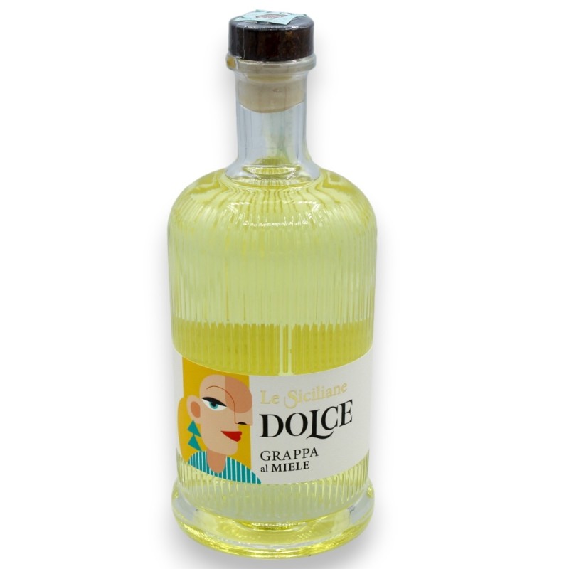 Grappa Siciliana al Miele - DOLCE, 500 ml  Vol.35% - 