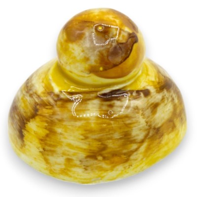 Caltagirone keramische magneet in de vorm van brioches of brood met panelle (1st) - 