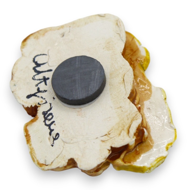 Magnes ceramiczny Caltagirone w kształcie bułeczek lub chleba z panelami (1 szt.) - 