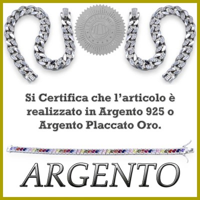 Handcrafted Rigid and Adjustable 925 Silver Bracelet L approx. 17 cm. Triple band model - 