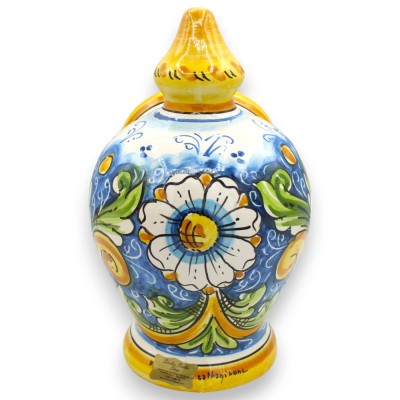 Salero típico siciliano de cerámica de Caltagirone, de unos 25 cm de altura. varias opciones de decoración (1 pieza) - 