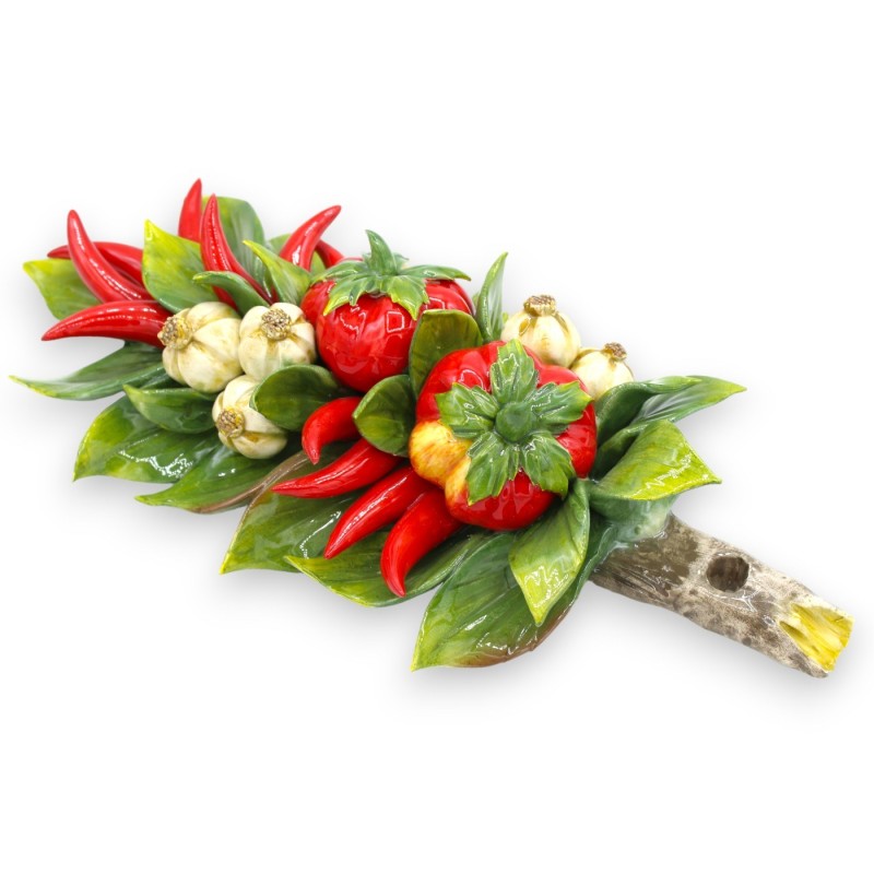 Pacote suspenso, h 40 x 20 cm aprox. composição de tomate, alho e pimenta MD2 - 
