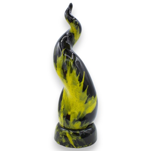 Corne porte-bonheur verticale en céramique sicilienne, d'environ 30 cm de haut. (1pc) style moderne, diverses options de 2