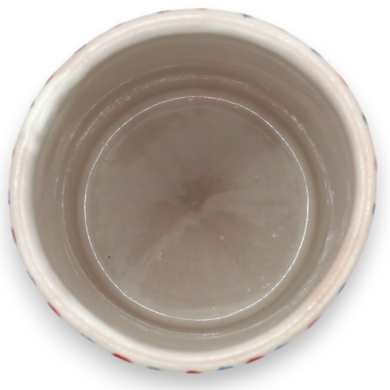 Caltagirone ceramic ladle holder, h 13 x 10 cm approx. (1pc) Random decoration and colour - 