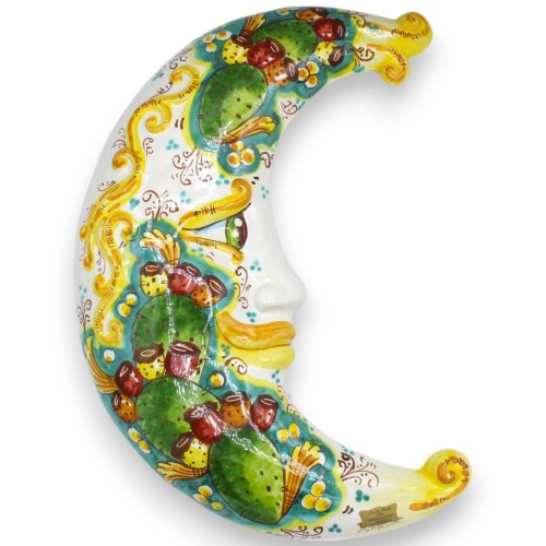 Luna de cerámica de Caltagirone, aprox. 47 cm de altura, varias opciones de decoración (1 pieza) -  2