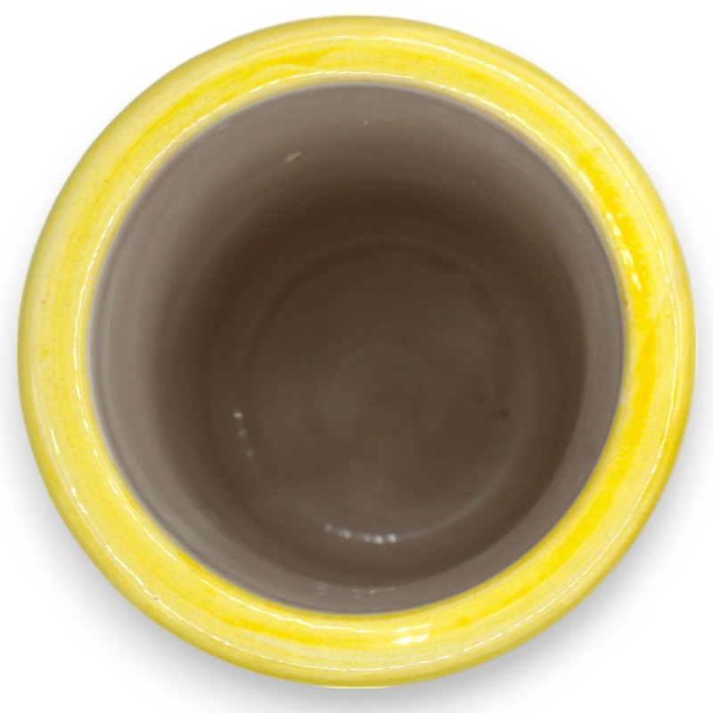 Caltagirone keramische pollepelhouder, h 20 x 10 cm ca. (1st) diverse decoratiemogelijkheden - 