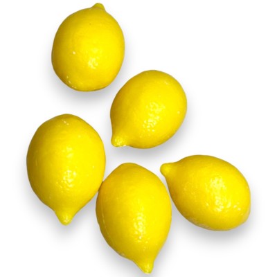 Woreczek z organzy z mydłem roślinnym o zapachu sycylijskiej cytryny (1 sztuka) 25 gr - 