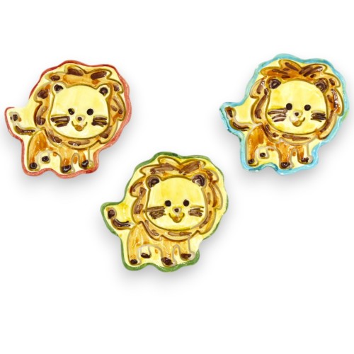 Aimant en céramique Caltagirone, Animaux, avec différents modèles (1pc) -  2