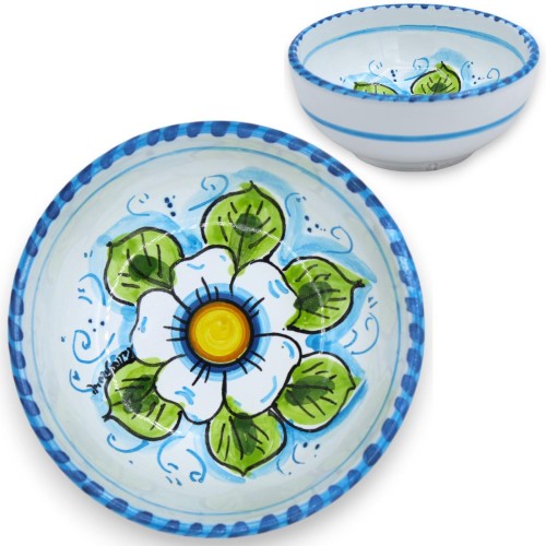 Caltagirone Ceramic Bowl, Ø 12 cm approx. (1pc) Various decoration options -  2