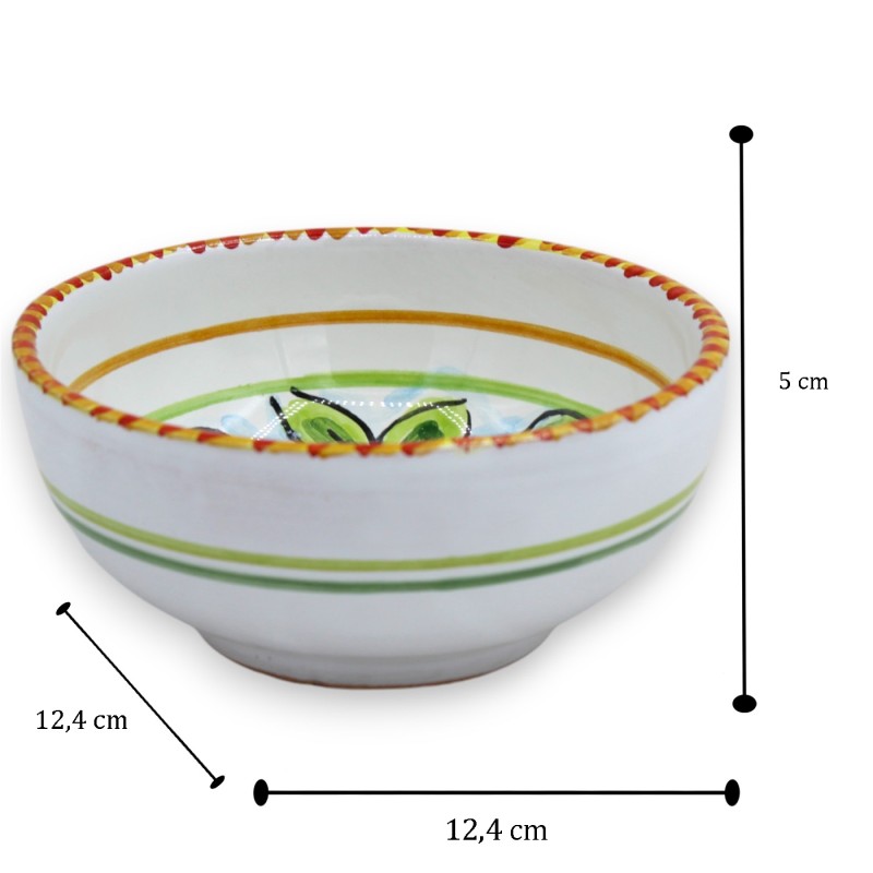 Tigela de cerâmica Caltagirone, Ø aprox. (1Pc) Várias opções de decoração - 