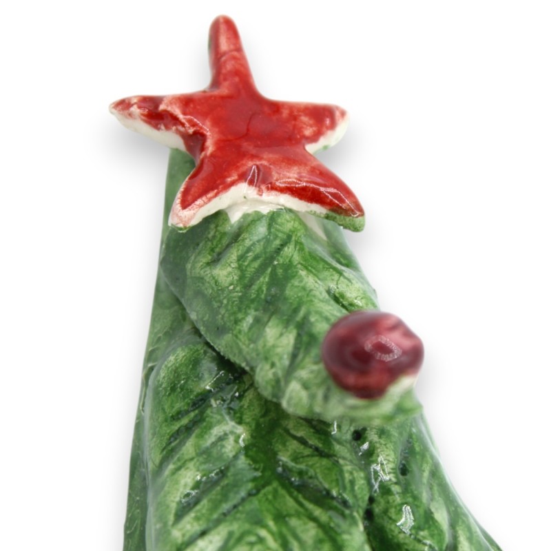 Árvore de Natal magnética, cerâmica Caltagirone, aprox. - 