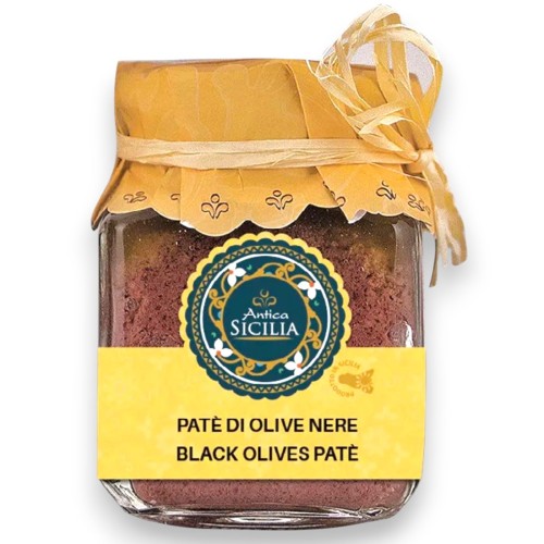 Patê de Azeitona Preta Siciliana, 100 g - 