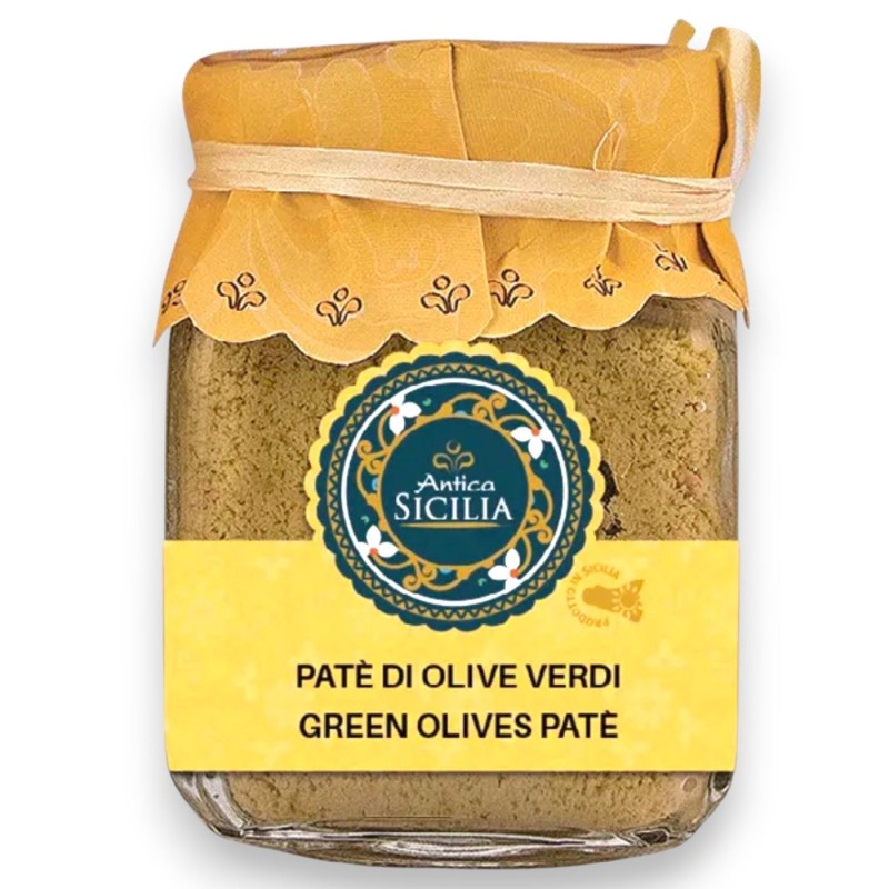 Patê de Azeitona Verde Siciliana, 100 g - 